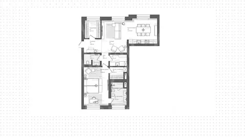 2-комнатная квартира: Москва, улица Большая Полянка, 9с1 (94 м)