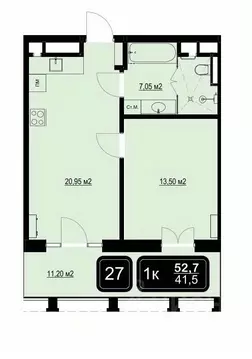1-к кв. Краснодарский край, Анапа Пионерский просп. (52.7 м)