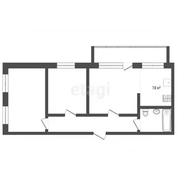 3-к кв. Тюменская область, Тюмень ул. Прокопия Артамонова, 15 (72.9 м)