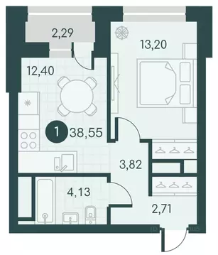 1-к кв. Курганская область, Курган Малиновые высоты жилой комплекс ...