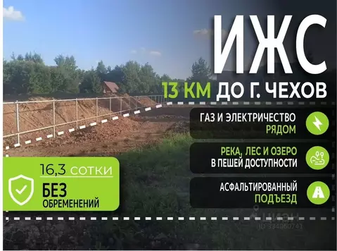 Участок в Московская область, Чехов муниципальный округ, д. Васькино ...