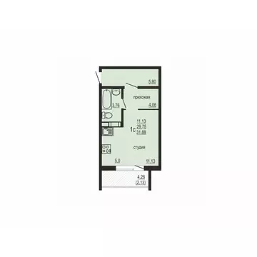 Студия Челябинская область, Челябинский городской округ, пос. Западный ...