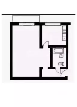 Квартира, 1 комната, 32.4 м