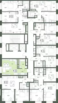 1-комнатная квартира: Московская область, Серпухов (28.58 м)