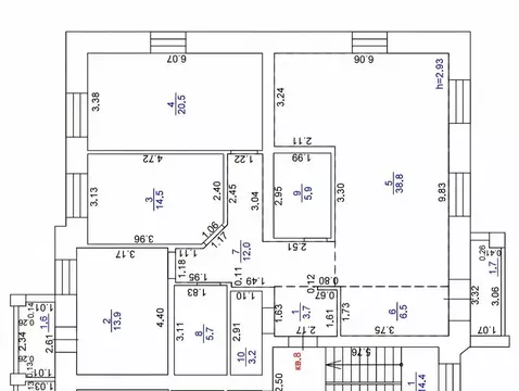 3-комнатная квартира: Киров, улица Герцена, 24 (124.7 м)