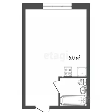 Студия Ямало-Ненецкий АО, Новый Уренгой Лимбяяха мкр, Надежда мкр, 17 ...