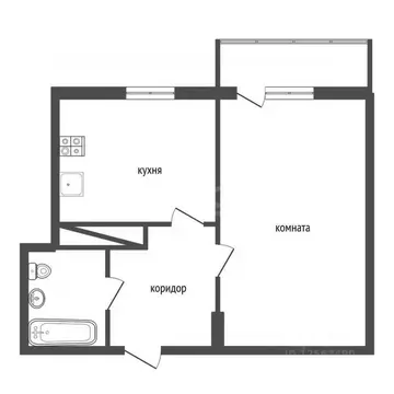 1-к кв. Воронежская область, Воронеж ул. Кривошеина, 13/11 (40.0 м)