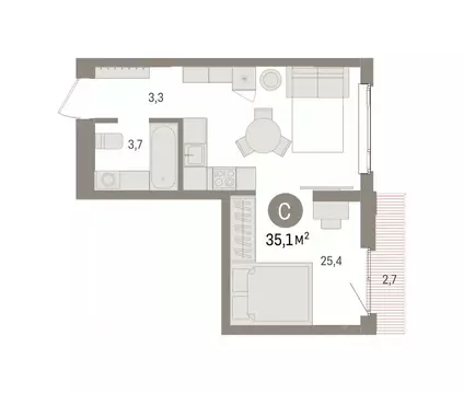 Студия Свердловская область, Екатеринбург Сортировочный жилрайон, ...