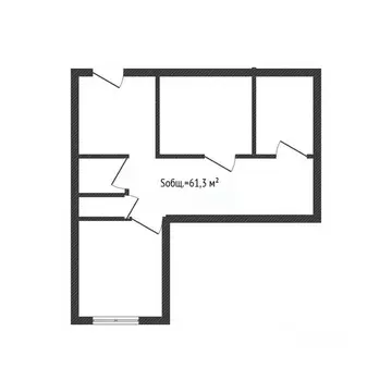 3-к кв. Брянская область, Клинцовский район, Смолевичское с/пос, пос. ...
