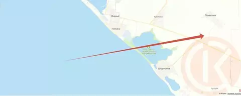 Участок в Крым, Сакский район, Штормовское с/пос, с. Приветное  (6.0 ...