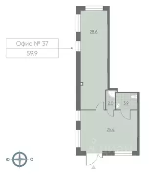 Помещение свободного назначения в Москва 2-й этап тер., Лучи жилой ...