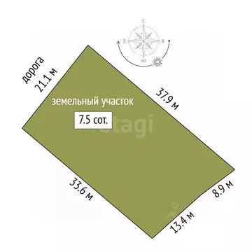 Участок в Ростовская область, Ростов-на-Дону Революционная ул. (7.55 ...