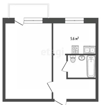 1-к кв. Кемеровская область, Прокопьевск ул. Советов, 25 (31.1 м)