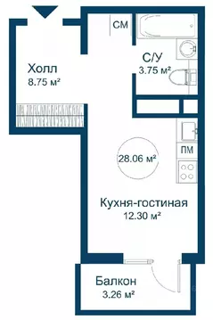 1-к кв. Тверская область, Конаковский муниципальный округ, ...