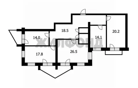 4-к кв. Томская область, Томск Красноармейская ул., 148 (142.0 м)