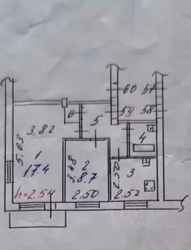 2-к кв. Иркутская область, Иркутск ул. Карла Либкнехта, 97 (42.0 м)