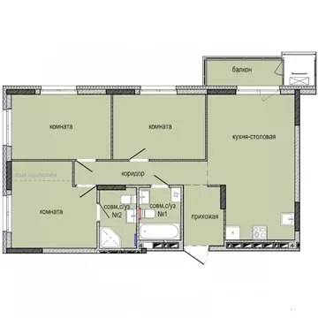 3-к кв. Удмуртия, Ижевск Культбаза жилрайон, 8-й мкр, Ежевика жилой ...