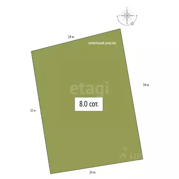 Участок в Алтай, Майминский район, с. Майма  (8.0 сот.)