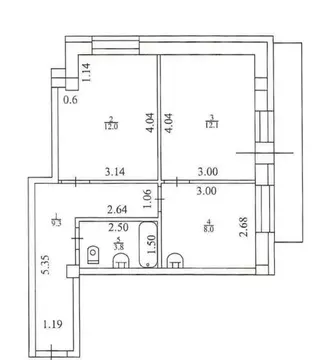 2-к кв. Алтайский край, Бийск Советская ул., 180 (45.2 м)