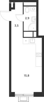 Квартира-студия: Москва, НАО, район Коммунарка, улица Разведчика Дейча ...