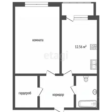 1-к кв. Ярославская область, Ярославль Балтийская ул., 3 (44.5 м)