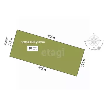 Участок в Тюменская область, Тюменский муниципальный округ, с. Кулига, ...