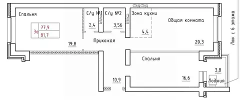 3-к кв. Новосибирская область, Новосибирский район, Мичуринский ...