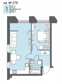 1-к кв. Нижегородская область, Нижний Новгород Спортивный мкр, ...