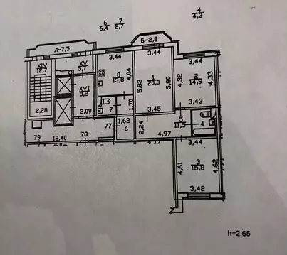 3-к кв. Санкт-Петербург просп. Косыгина, 32к1 (89.0 м)