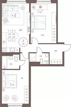 2-к кв. Пензенская область, Пенза Арбеково жилрайон, Дальнее Арбеково ...