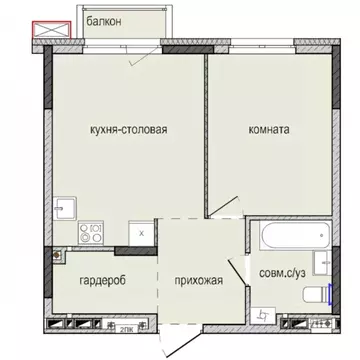 1-к кв. Удмуртия, Ижевск Культбаза жилрайон, 8-й мкр, Ежевика жилой ...
