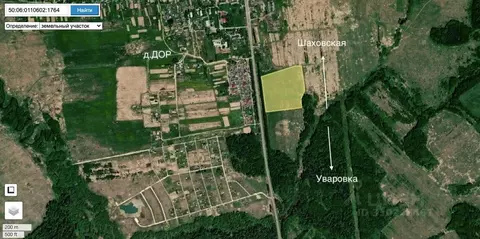 Участок в Московская область, Шаховская муниципальный округ, д. Дор  ...