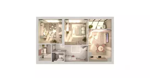 2-к кв. Калининградская область, Калининград ул. Ватутина, 38 (69.0 м)