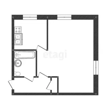 1-комнатная квартира: Иркутск, Советская улица, 113 (30.5 м)