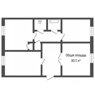 4-к кв. Кемеровская область, Кемерово Базовая ул., 8 (80.3 м)