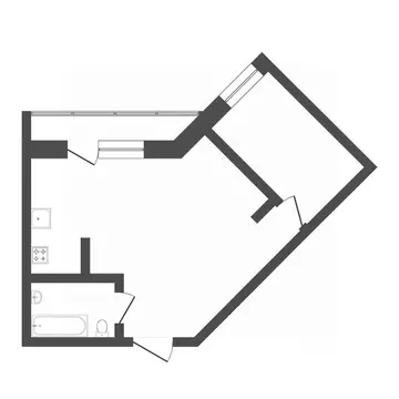 1-к кв. Тюменская область, Тюмень ул. Щербакова, 90 (62.2 м)
