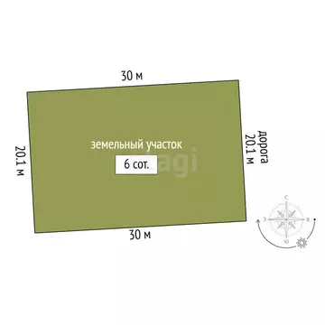 Участок в Мирное, улица Абдраима Решидова (6 м)