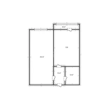 1-комнатная квартира: Махачкала, Юго-Восточная улица, 70к1 (49 м)