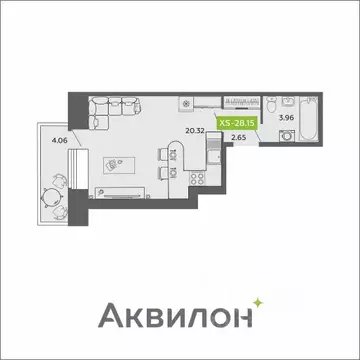 Студия Архангельская область, Архангельск Аквилон Роса жилой комплекс ...