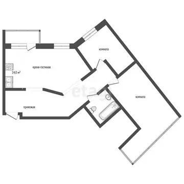 3-комнатная квартира: Ярославль, улица Академика Колмогорова, 15к2 (88 ...