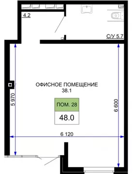 Помещение свободного назначения в Краснодарский край, Краснодар ул. ...