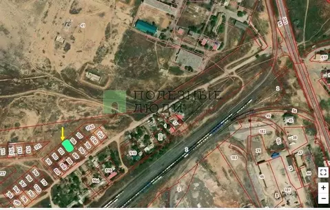 Участок в Астраханская область, Астрахань Станция Новолесная ул. (5.62 ...