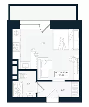 Студия Ленинградская область, Выборгский район, Рощино пгт ул. ...