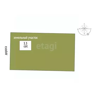 Участок в Челябинская область, Миасс Урал-2 Восточный СНТ, 213 (3.3 ...