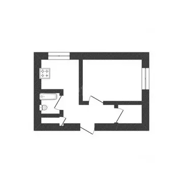 1-к кв. Смоленская область, Смоленск ул. Румянцева, 19 (45.1 м)