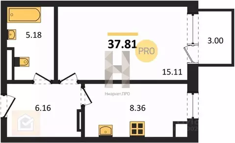 1-к кв. Крым, Евпатория городской округ, Заозерное пгт ул. ...