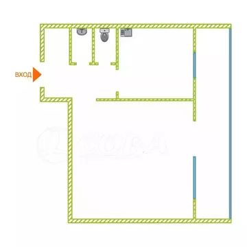1-к кв. Курганская область, Курган Заозерный жилрайон, 12-й мкр, 1А ...