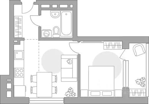 2-к кв. Башкортостан, Уфа Зеленая Роща жилрайон, Лесная Симфония жилой ...