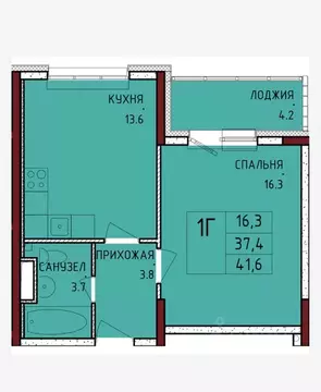 1-к кв. Тульская область, Тула городской округ, с. Осиновая Гора ул. ...