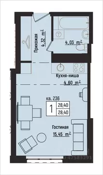 1-к кв. Нижегородская область, Нижний Новгород Литературная ул., 5 ...